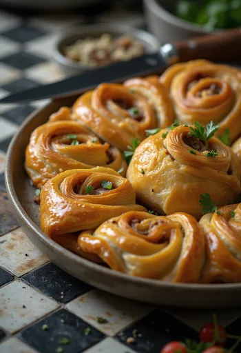 Svež burek z mletim mesom