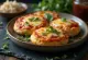 Pizzás pogácsa (pizza pogačice) postrežene