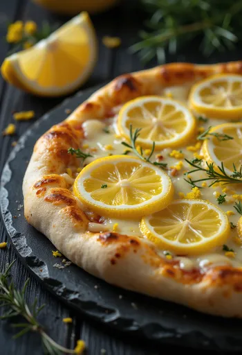 Pizza al Limone z okusom limone