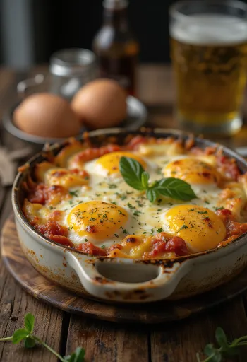 Parmigiana s pečenimi artičokami, zložena z jajčevci, artičokami in parmezanom