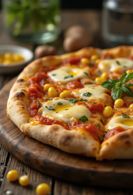 Pizza al Mais s koruzo in sirom