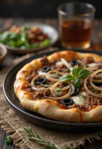 Postrežena Pizza Libyenne