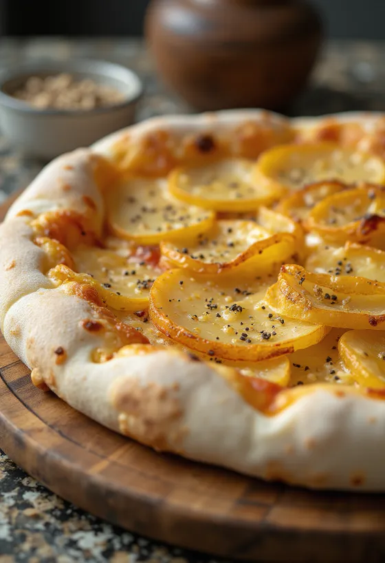 Pizza al Patate s krompirjem in sirom
