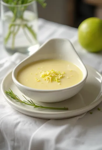 Rožmarinova omaka z limeto in ingverjem postrežena