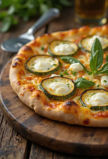 Pizza ai Fiori di Zucca s cvetovi bučk in skuto