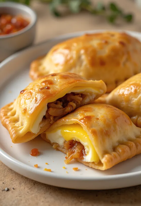 Jajčna empanada v hrustljavem testu
