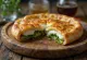 Pomladni zelenjavni calzone zlatorjavo pečen
