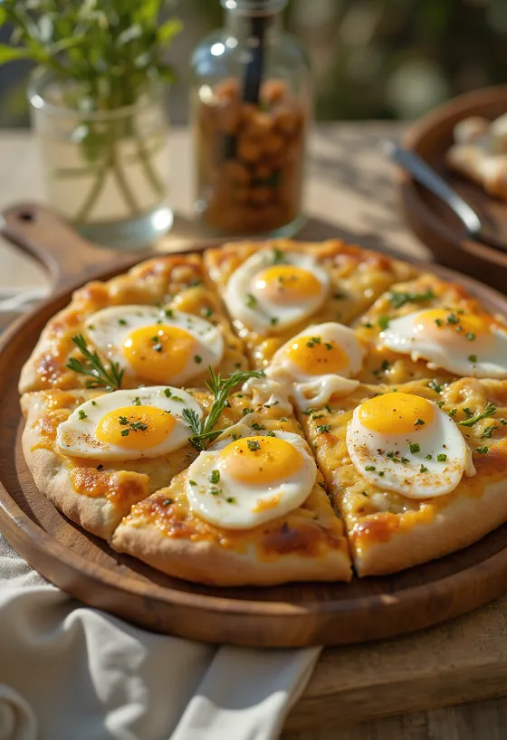 Postrežena Pizza Sabich