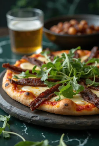 Postrežena Pizza Sudafricana