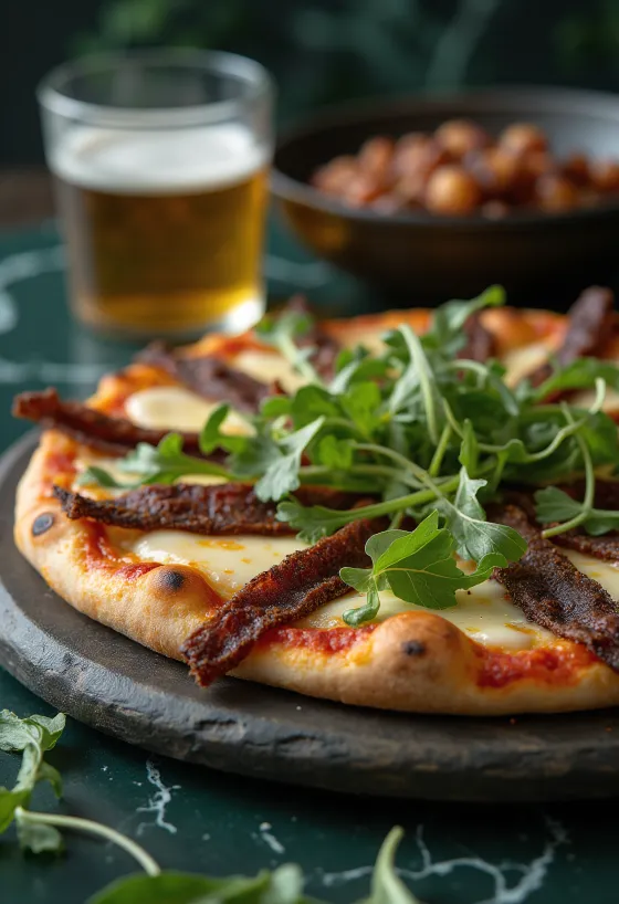 Postrežena Pizza Sudafricana