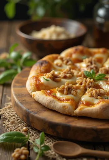 Pizza alle Noci z orehi in sirom