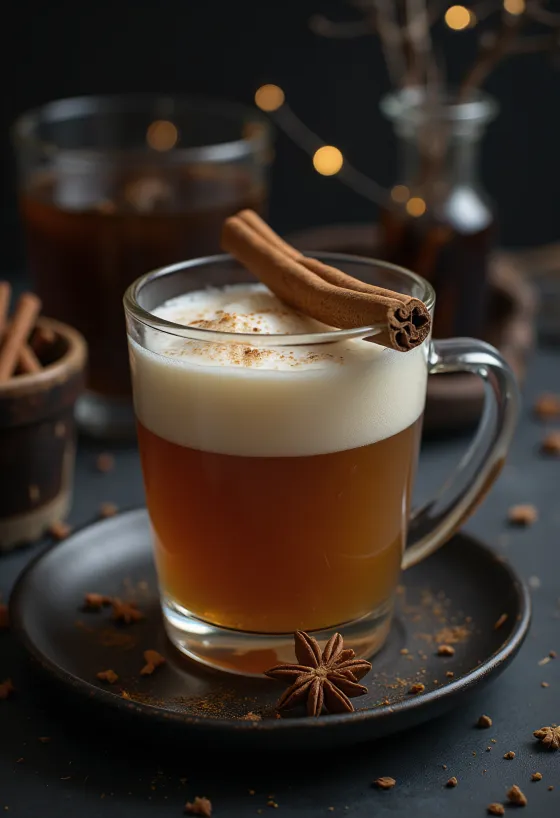 Jabolčni cider, staran v hrastovem sodu, postrežen v kozarcu