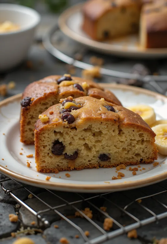 Bánh chuối nướng z rozinami, sladka bananina torta z rozinami