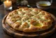 Postrežena keto mandljeva focaccia