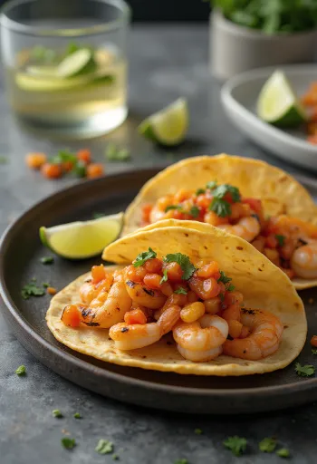 Tacos z morskimi sadeži in habanero omako