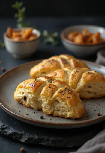 Postrežene ocvirkove pogačice