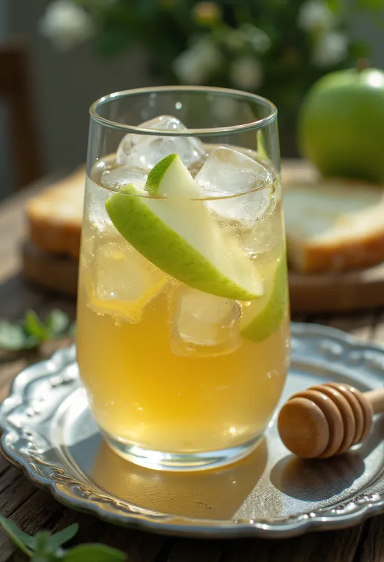 Angleški suhi cider, sveže postrežen
