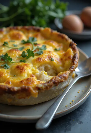 Torta Capixaba s polenovko, bogata in okusna sirna torta s koruzno moko
