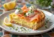 Quiche au Saumon postrežen