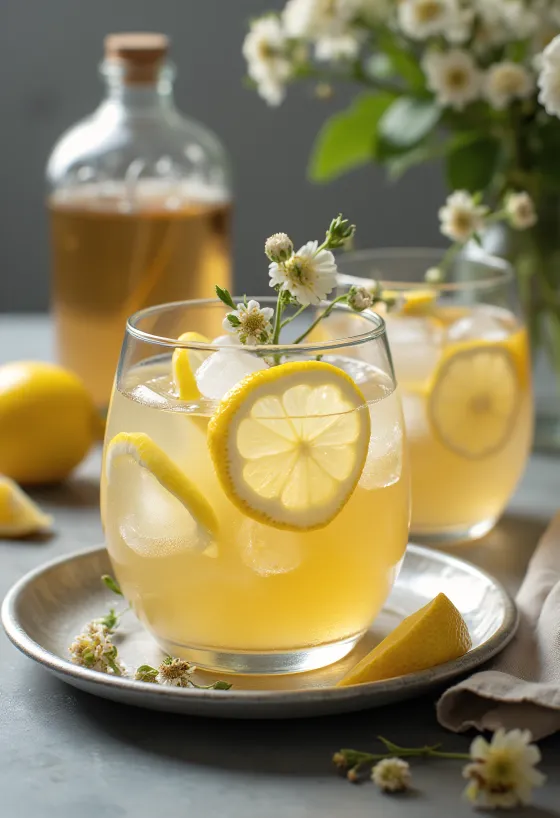 Bezgov ledeni cider sveže postrežen