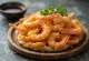 Ebi fry s shichimi togarashijem, hrustljava kozica z limono in začimbo shichimi togarashi