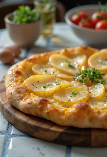 Švicarska pizza s sirom raclette