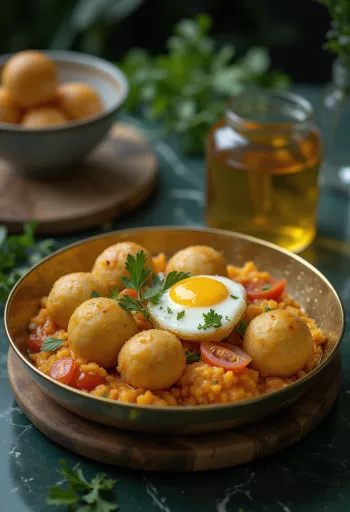 Litti Chokha s čebulo, pečene kroglice iz pšenične moke s pirejem iz jajčevcev in svežim koriandrom