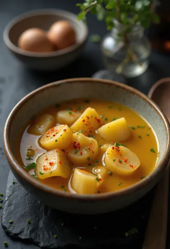 Bogata lebbencs juha s krompirjem in testeninami