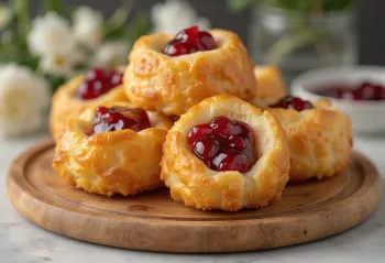 Fry bake z marmelado, zlato rjavo pecivo