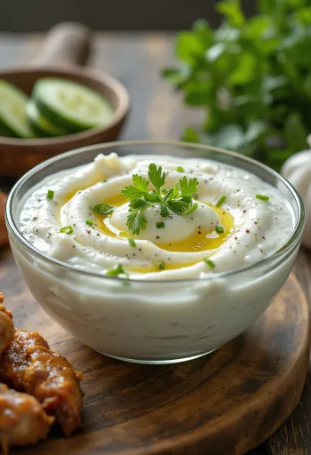 Kumarina raita z meto, grškim jogurtom in svežo meto