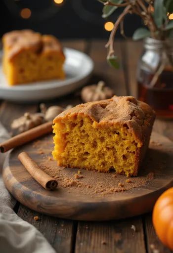 Veganska bučna torta okrašena