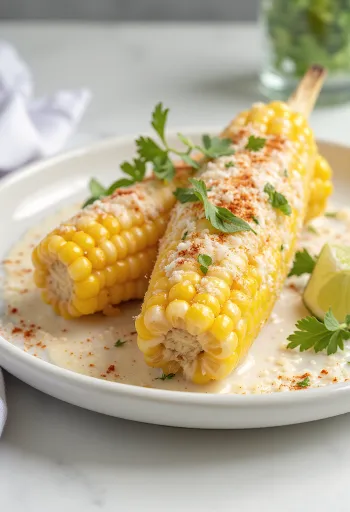 Elote s parmezanom, začinjena koruza s parmezanom