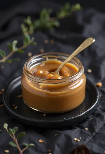 Manjar de leche karamelna različica, bogata karamelna krema