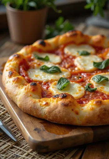 Pizza al taglio z debelim testom in sirom mocarela