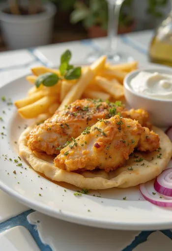 Gyros krožnik s prilogo