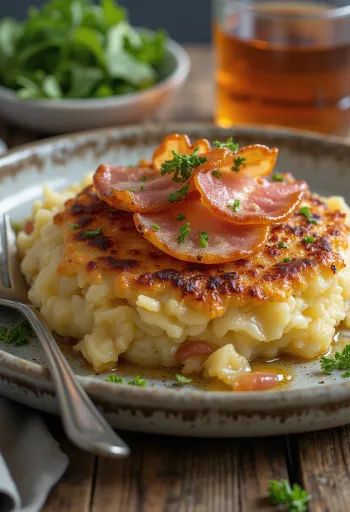 Trinxat de la Cerdanya s svežim peteršiljem