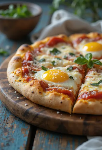 Pizza alla parmigiana z jajčevci in parmezanom