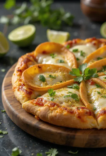 Pizza Costarricense postrežena