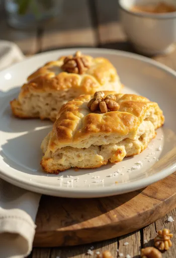Orehove pogačice postrežene