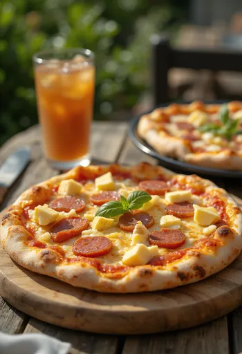 Postrežena Pizza Dominicana